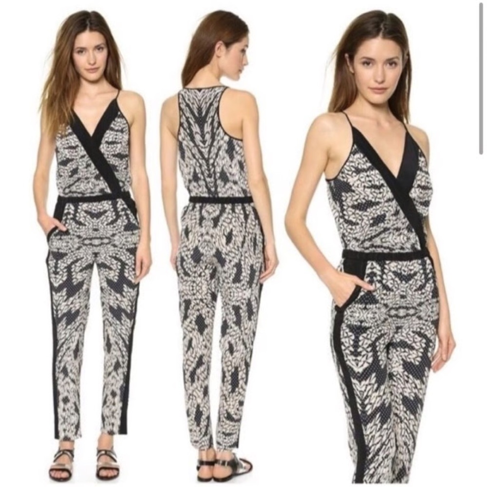 Diane Von Furstenberg | 100% Silk Shany Panther Jumpsuit